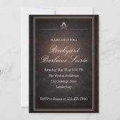 Invitation Backyard BBQ Soirée (Devant)