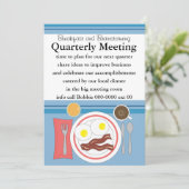 Invitation Bacon et OEufs toutes les entreprises (Debout devant)