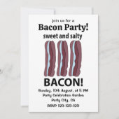 Invitation Bacon sucré et salé (Devant)