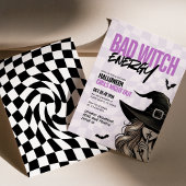 Invitation Bad Sorcière Energy Girls Night Out Halloween Part