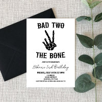 Bad Two The Bone Skeleton 2e fête d'anniversaire
