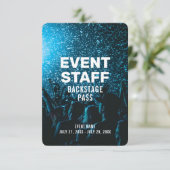 Invitation Badge d'identification de personnel de passage arr (Debout devant)