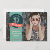 Invitation Badge rétrograde avec flèches photo (Devant)