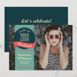 Invitation Badge rétrograde avec flèches photo