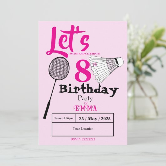 Invitation Badminton (Debout devant)