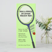 Invitation Badminton Party / Pique-nique (Debout devant)