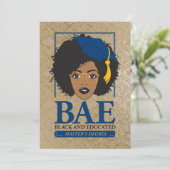 Invitation BAE Noir et Maîtrise instruite Diplôme (Debout devant)