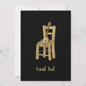 Invitation Baglama sur la chaise (Devant)