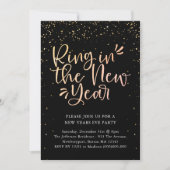 Invitation Bague Dans L'Invitation Du Nouvel An (Devant)