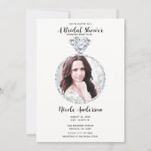 Invitation Bague de fiançailles de mariage diamant Shower Pho (Devant)