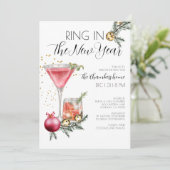 Invitation Bague de la Saint Sylvestre au Nouvel An (Debout devant)