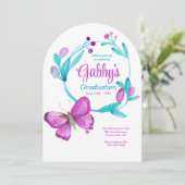 Invitation Bague papillon (Debout devant)