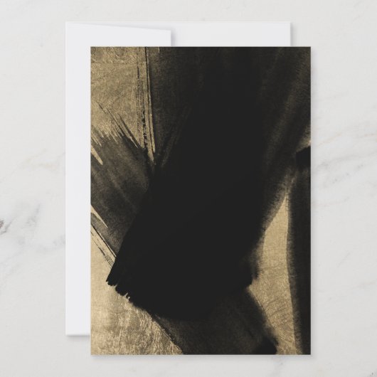 Invitation Baguettes en or noir typographie Sweet 16 (Dos)