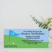 Invitation Bahama Blue Hit Fête d'anniversaire du Green Golf (Debout devant)