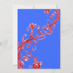 Invitation BAIES MAGIQUES, rouges bleues