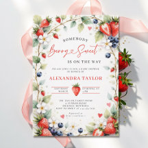 Baies Sucrées Baies Botaniques Jardin Baby Shower
