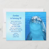 Invitation Baignade avec la fête des Anniversaires de enfants (Devant)