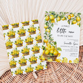 Invitation Baignade de Citron de Main Squeeze pour Bébé