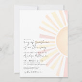 Invitation Baignade Ensoleillée Baby Shower (Devant)