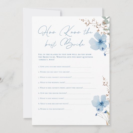 Invitation Baigneuse de mariage rustique bohème à l'eucalyptu (Devant)