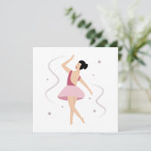 Invitation Bailarina de ballet (Debout devant)