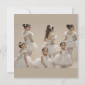 Invitation Bailarinas románticas (Dos)