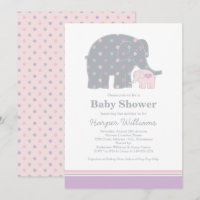 Bain de Bébé Éléphant Rose Violet Fille