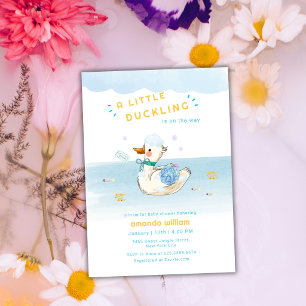Invitation Bain de bébé petit canard Shower