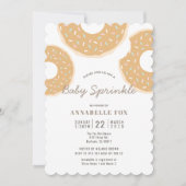 Invitation Bain de caramel Bébé Sprinkel Douche (Devant)