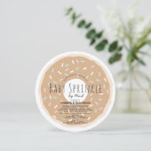 Invitation Bain de caramel Bébé Sprinkle Douche par Mail Circ (Debout devant)