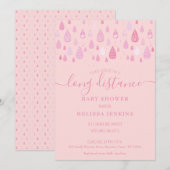 Invitation Bain / Sprinkles à distance par courrier (Devant / Derrière)