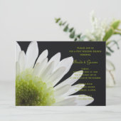 Invitation Baise blanche Black Post Mariage Brunch (Debout devant)