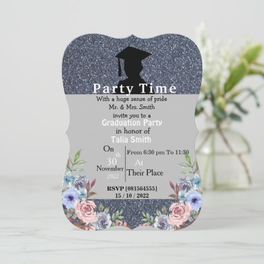 Invitation Baiser de diplôme (Debout devant)