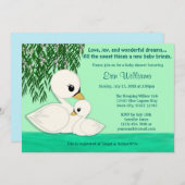 Invitation Baiser doux de maman d'invitation de baby shower (Devant / Derrière)