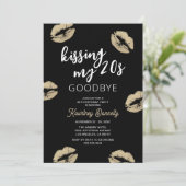 Invitation Baiser mes 20 ans Adieu 30e anniversaire (Debout devant)