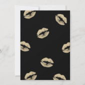 Invitation Baiser mes 20 ans Adieu 30e anniversaire (Dos)