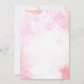 Invitation Baisers à papillon lunaire Fille Photo Anniversair (Dos)