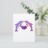 Invitation Baisers de l'invitation de dauphins (Debout devant)