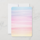 Invitation Baisers de sirène et souhaits d'étoiles de mer | I (Dos)