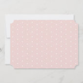 Invitation Baisers papillon rose florale fille Anniversaire P (Dos)