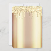 Invitation Baisses de parties scintillant, Verre, Retraite Fl (Dos)