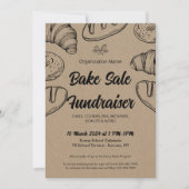 Invitation Bake Sale Fundraiser Event Church School Community (Devant)