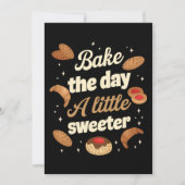 Invitation Bake the day a little sweeter (Devant)