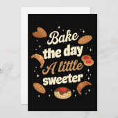 Invitation Bake the day a little sweeter (Devant / Derrière)
