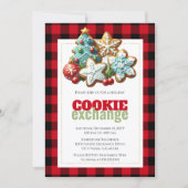 Invitation Baking Christmas Holiday Cookie Exchange (Devant)