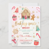 Invitation Baking Spirit Bright Fête de Noël Bake (Devant)