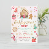 Invitation Baking Spirit Bright Fête de Noël Bake (Debout devant)
