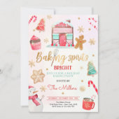 Invitation Baking Spirit Fête de Noël Bright Bake (Devant)