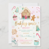 Invitation Baking Spirit Fête de Noël Bright Bake (Devant)