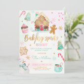Invitation Baking Spirit Fête de Noël Bright Bake (Debout devant)